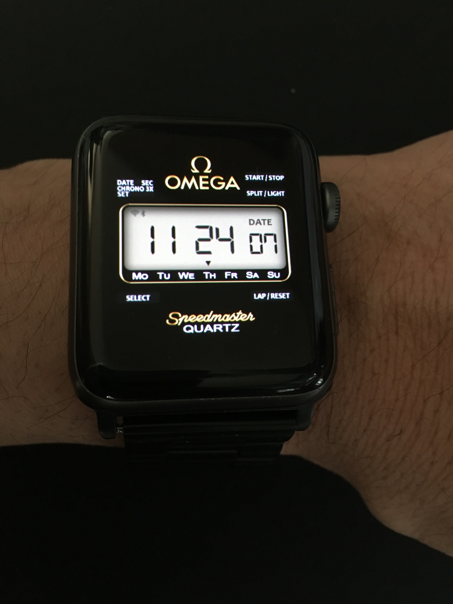 Applewatch用脱獄級文字盤アプリ Jingwatch Jingpaste でapplewatchforomega完成